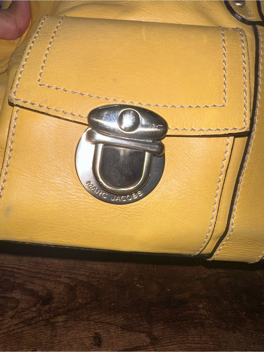 Vintage Marc Jacobs yellow Venetia Satchel - Picture 8 of 13